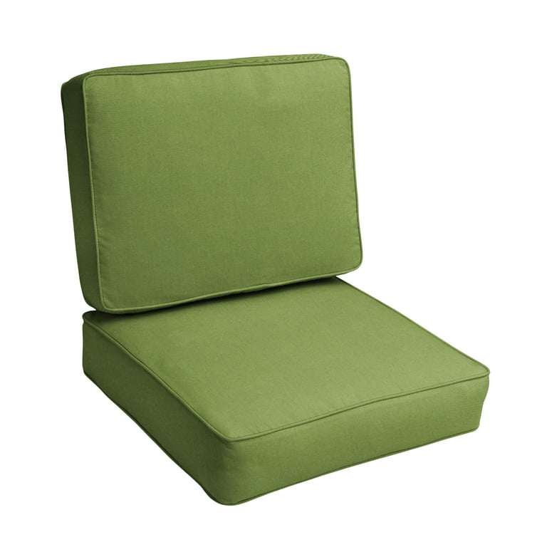 Sorra Home 22 x 22 Cilantro Solid Square Cushion Set Outdoor Seating Cushions 2 Pieces Walmart