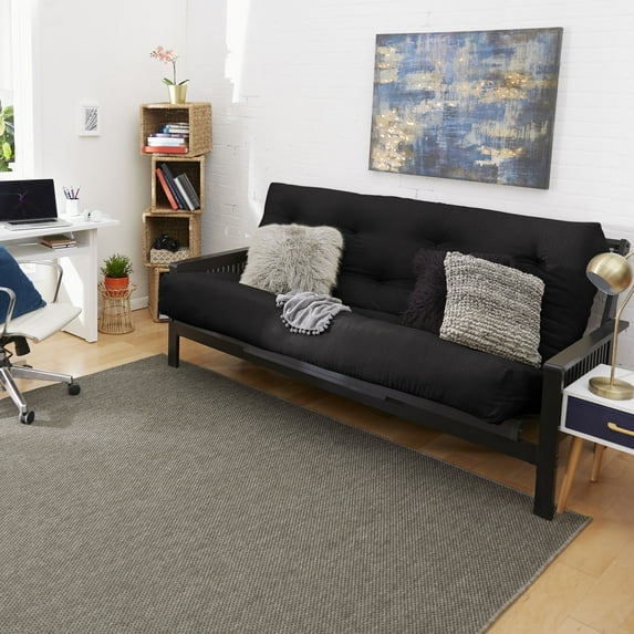 Sorra Home 6 inch Full Size Futon Mattress - Barcelona Black