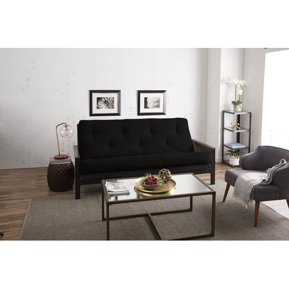 Sorra Home - 6 inch Reversible Tufted Futon Mattress, Full Size
