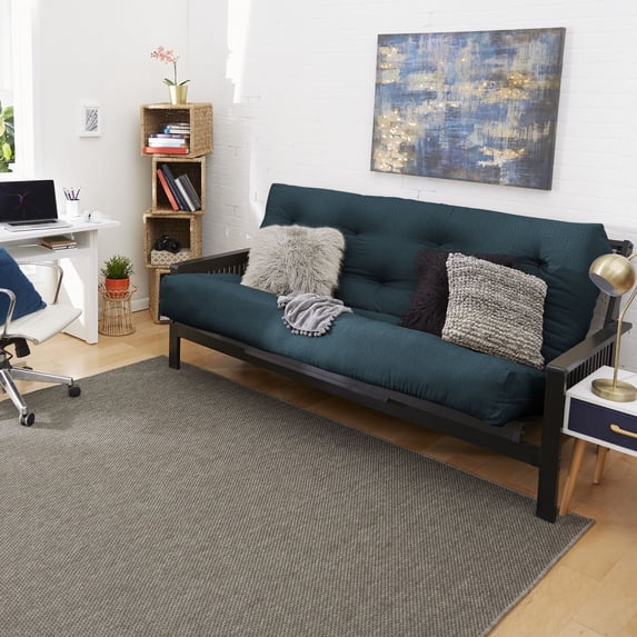 Sorra Home 8 inch Full Size Futon Mattress - Barcelona Turquoise