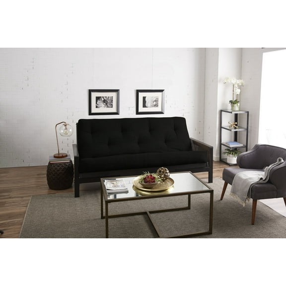 Sorra Home - 8 inch Reversible Tufted Futon Mattress, Queen Size