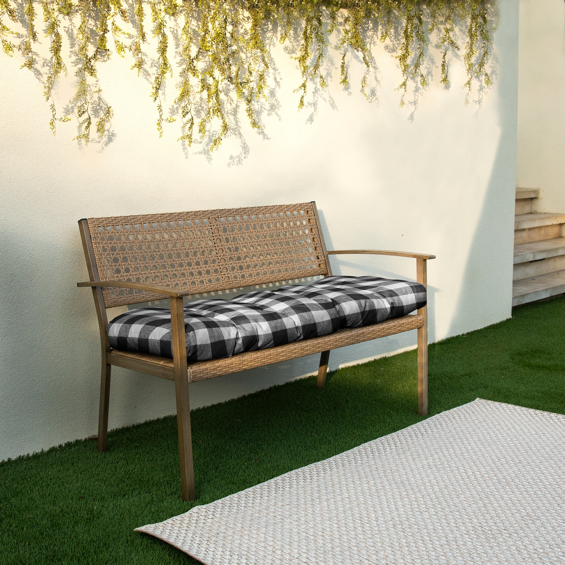 Sorra Home Anderson Matte Bench Cushion 48 in x 19 in x 3 in