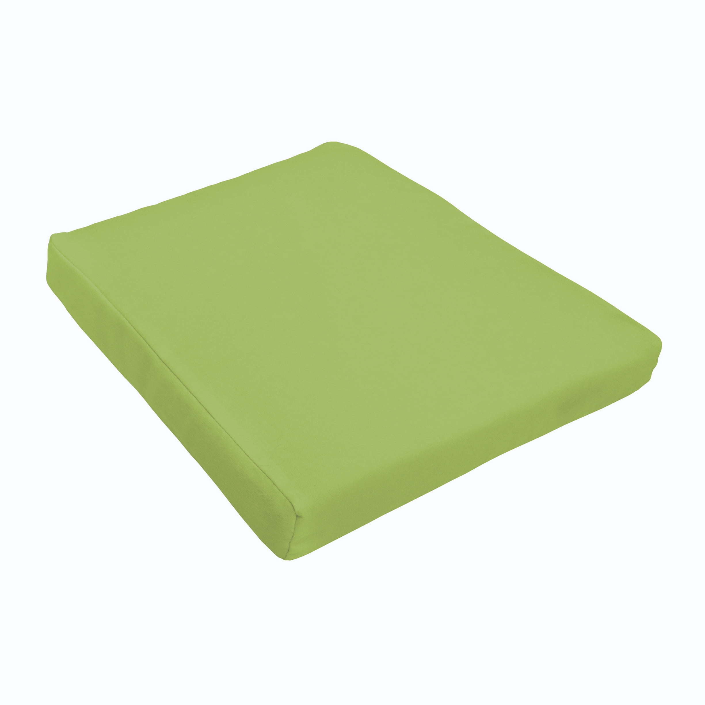 Sorra Home Apple Green Tapered Indoor/Outdoor Cushion, Round Front