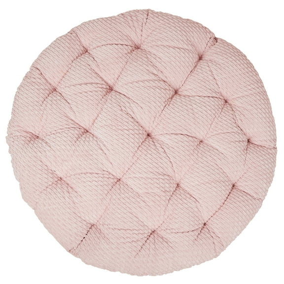 Sorra Home Becklee Blush Indoor Papasan Cushion 48 in W x 48 in W x 4 in H