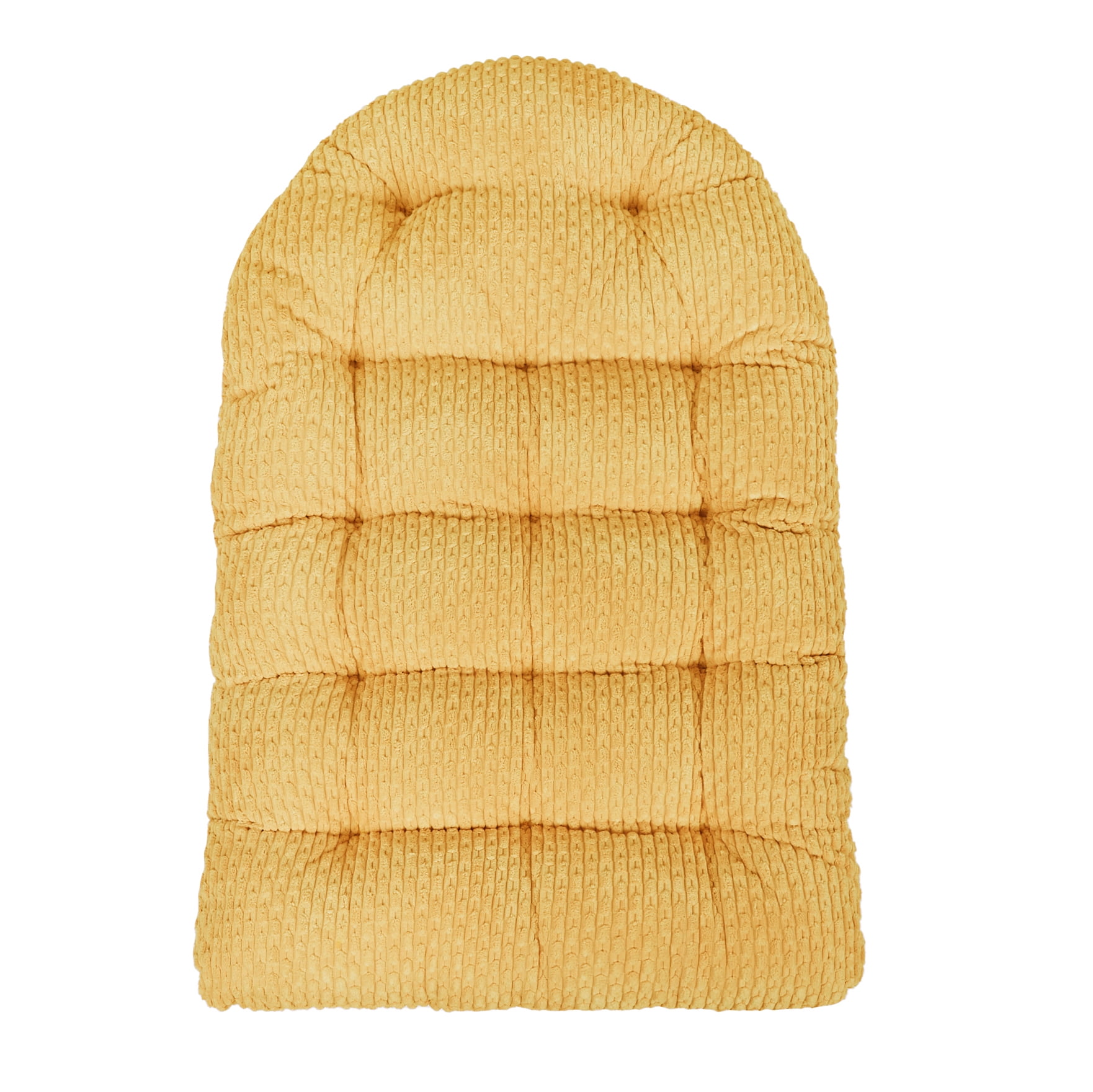 Sorra Home Becklee Mustard Egg Chair Cushion 44 in L x 27 in W x 4 in D