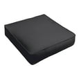 thumbnail image 1 of Sorra Home Black Indoor/Outdoor Deep Seating Cushion, Corded, 1 of 4