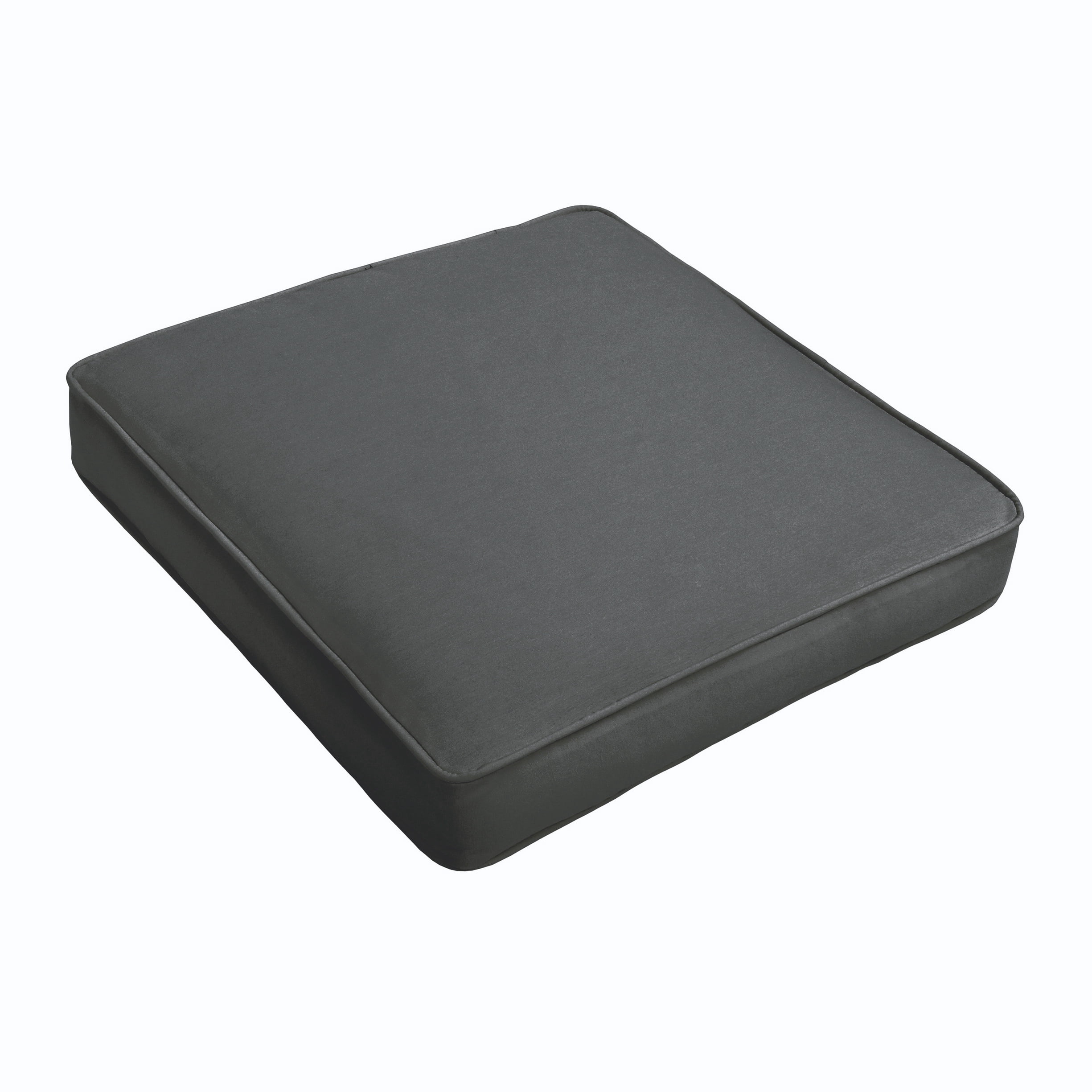 Sorra Home Charcoal Grey Indoor/Outdoor Cushion, Corded