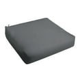 thumbnail image 1 of Sorra Home Charcoal Grey Indoor/Outdoor Deep Seating Cushion, Round Front, 1 of 4