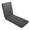thumbnail image 1 of Sorra Home Charcoal Grey Indoor/Outdoor Hinged Cushion, Corded, 1 of 3