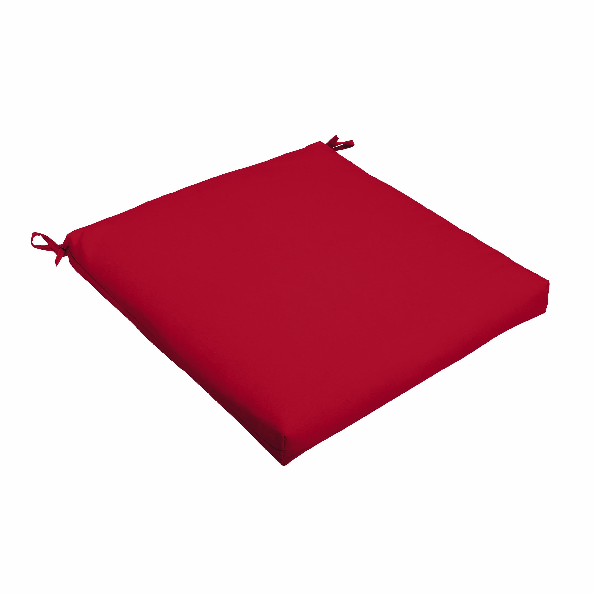 Sorra Home Crimson Red Durable Indoor/Outdoor Chair Cushion