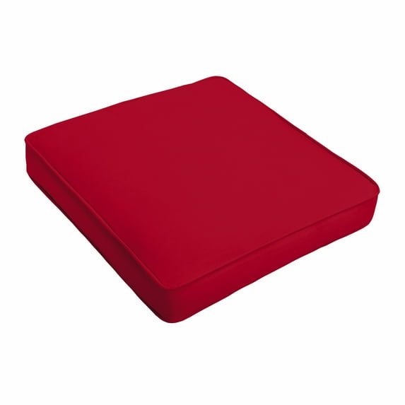Sorra Home Crimson Red Indoor/Outdoor Cushion, Corded