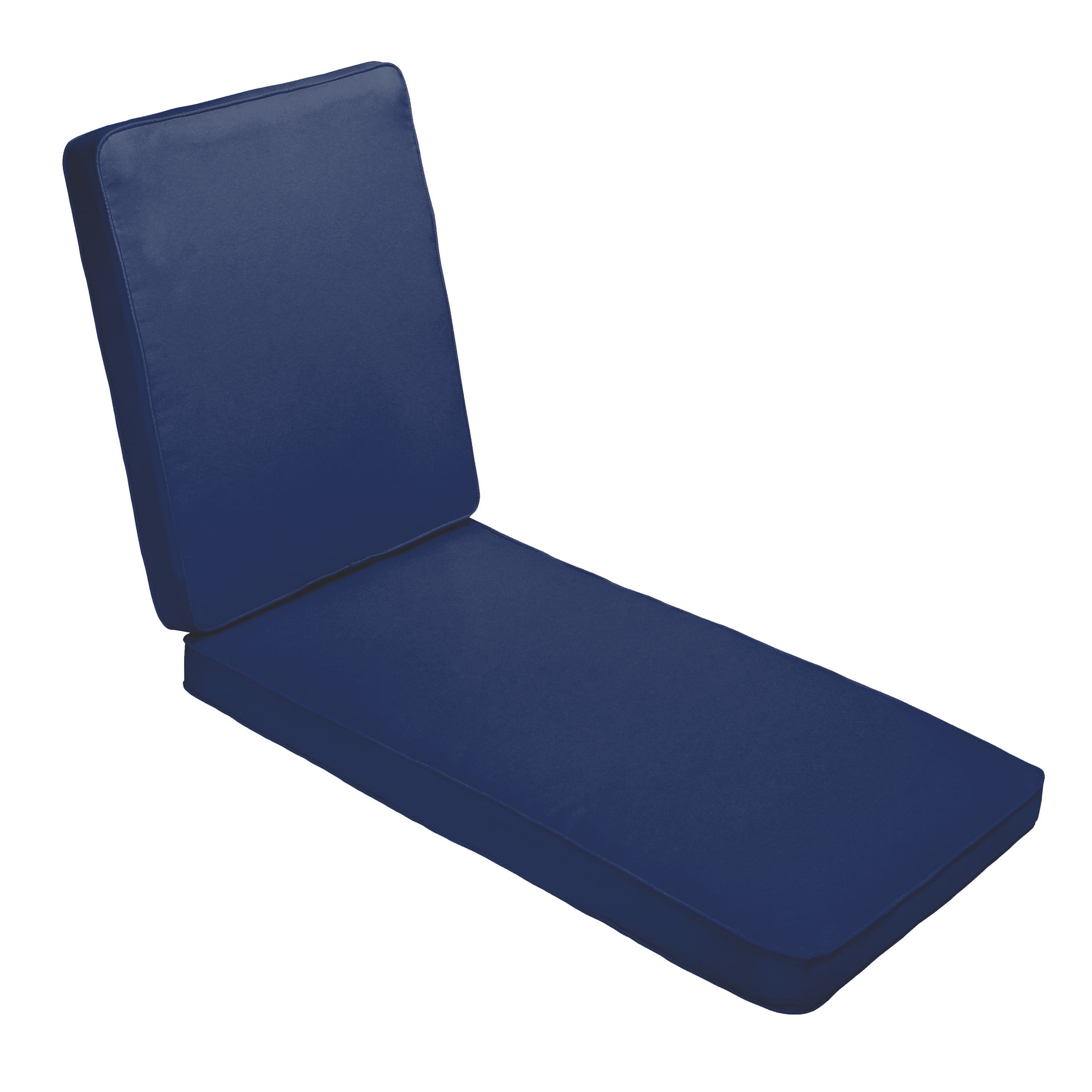 Sorra Home Dark Blue Indoor/Outdoor Hinged Cushion, Corded