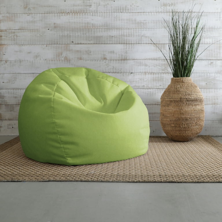 Sorra Home Green Bean Bag Comfy Chair for All Ages Walmart