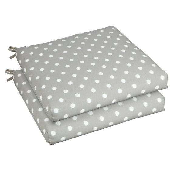 Sorra Home Grey Dots Indoor/Outdoor Cushion Set, Bristol