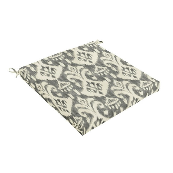 Sorra Home Grey and Cream Indoor/Outdoor Cushion, Bristol