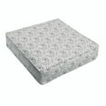 thumbnail image 1 of Sorra Home Grey and White Geometric Indoor/Outdoor Deep Seating Cushion, Corded, 1 of 4