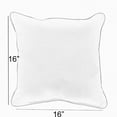 thumbnail image 1 of Sorra Home  Hayden Sunstone Indoor/Outdoor Knife Edge Square Pillows (Set of 2) 16 x 16 x 6 - Hayden Sunstone, 1 of 5