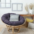 thumbnail image 1 of Sorra Home Indoor Dark Lilac Round Papasan Cushion 48 x 48 x 4, 1 of 3
