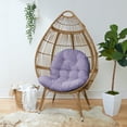 thumbnail image 1 of Sorra Home Indoor Lavender Egg Chair Cushion 44 in x 27 in x 4 in, 1 of 4