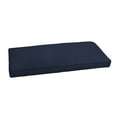 thumbnail image 1 of Sorra Home  Indoor/Outdoor Solid Corded Bench Cushion 60 x 19 x 3 Bench Cushion Corded - Indigo, 1 of 5