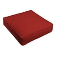 thumbnail image 1 of Sorra Home  Indoor/Outdoor Solid Deep Seating Corded Cushion 30 x 27 x 5 Cushion Corded - Cherry, 1 of 5