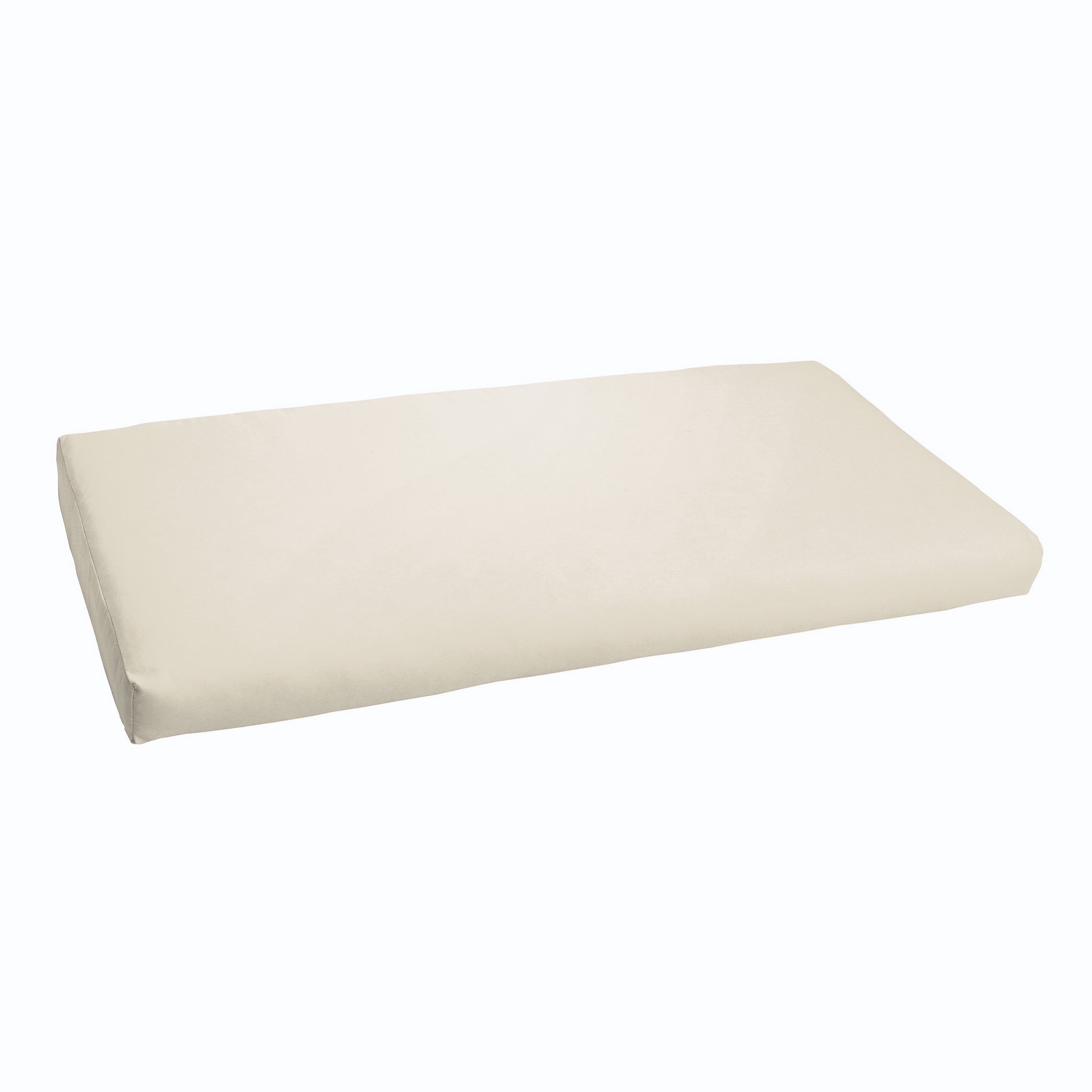 Sorra Home Ivory Bench Cushion for Indoor/Outdoor, Bristol Collection