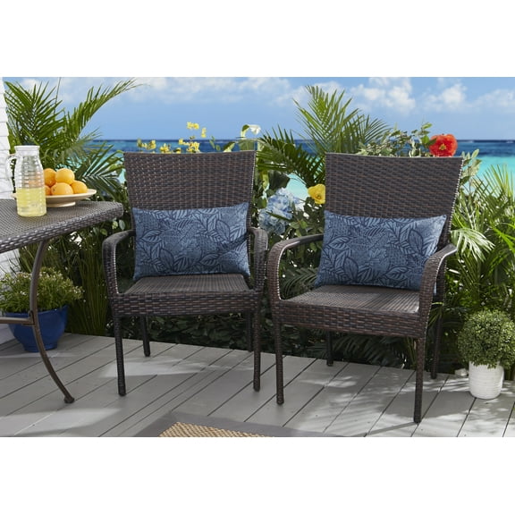 Sorra Home Maven Capri Indoor/Outdoor Knife Edge Pillow Set of Two