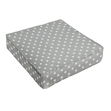Sorra Home  Outdoor Corded Deep Seating Cushion Ikat Dots Grey - 23 in W x 25 in D x 5 in H