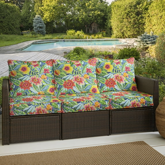 Sorra Home Pensacola Multi Indoor/Outdoor Deep Seating Pillow and Cushion Set