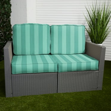 Sorra Home Preview Lagoon Indoor/Outdoor Deep Seating Loveseat Cushion Set