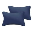 thumbnail image 1 of Sorra Home  Sloane Marine 13 x 20-inch Indoor/ Outdoor Pillow Set Dark Blue 13 in. x 20 in. x 6 in., 1 of 5