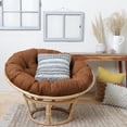 thumbnail image 1 of Sorra Home Suede Sand Round Papasan Cushion 48 in, 1 of 3