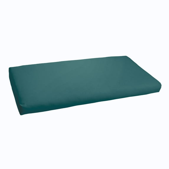 Sorra Home Teal Indoor/Outdoor Bench Cushion, Bristol