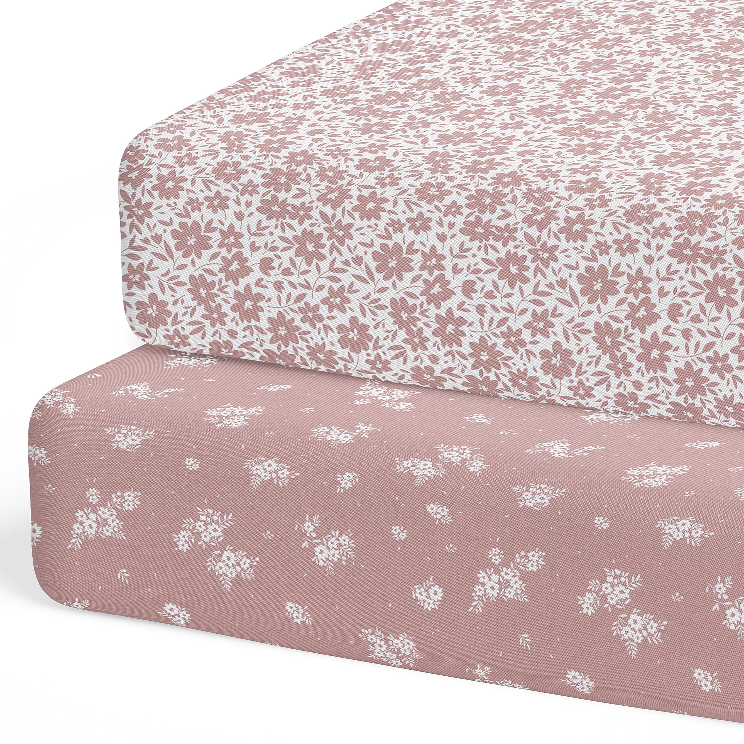 Sorrel + Fern 2Pack Crib Sheet for Standard Crib Mattress (Antique