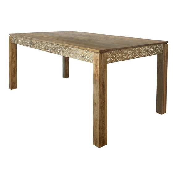 Sorrel Rectangle Dining Table Natural, Mango Wood