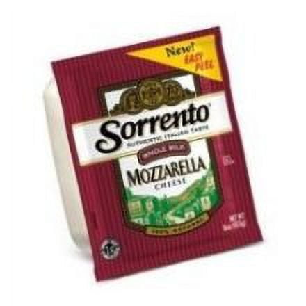 Sorrento Whole Milk Mozzarella Cheese, 5 Pound -- 8 per case.