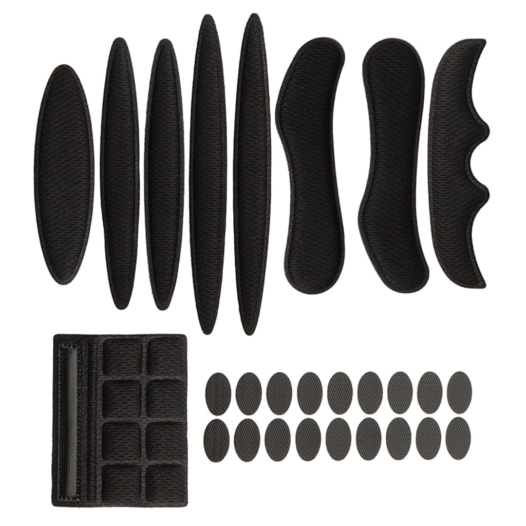 Sorrowso 27Pcs Bike Helmet Padding Kit, Universal Bicycle Replacement ...
