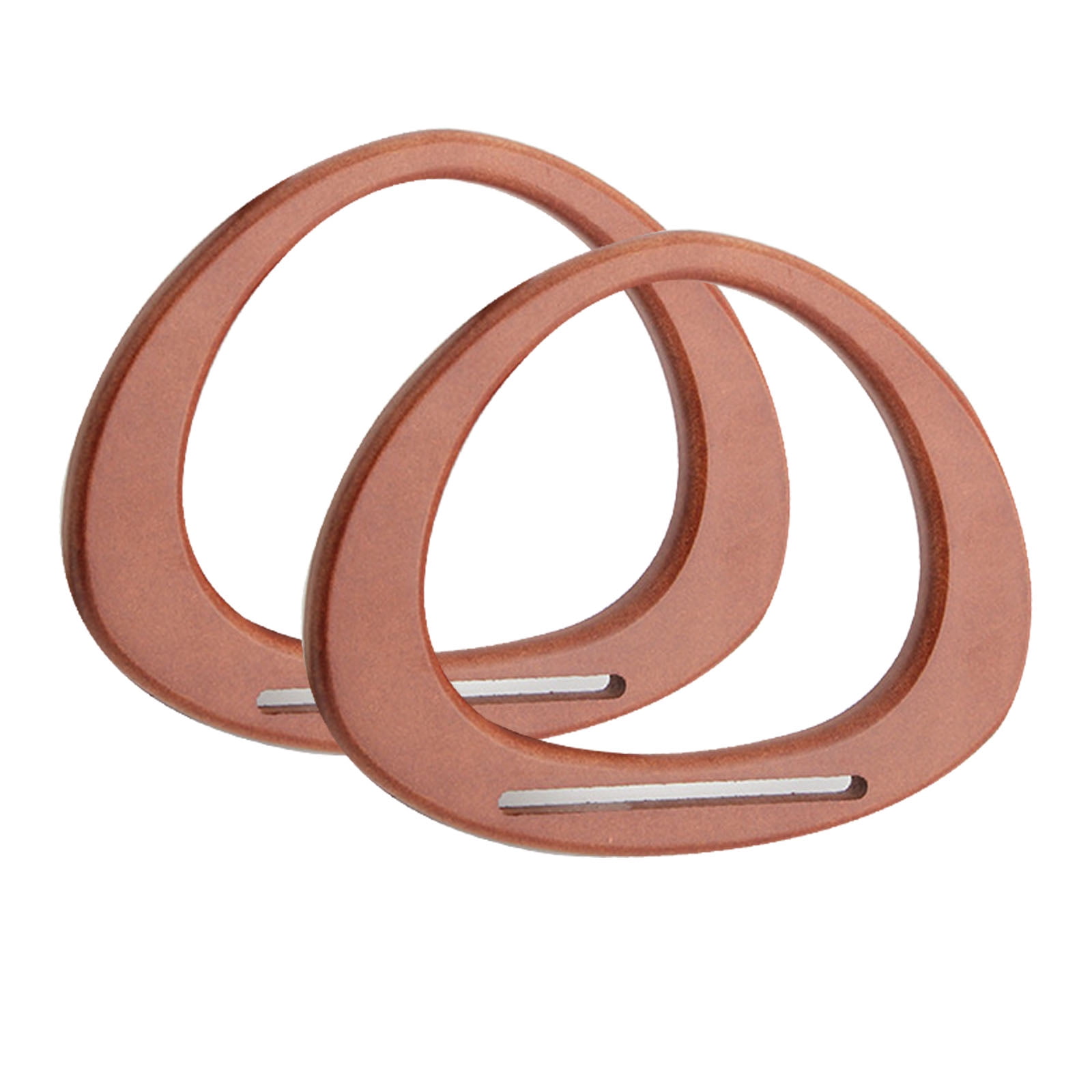 Sorrowso 2PCS Oval Shaped Handles Replacement for Handmade Bag Handbags