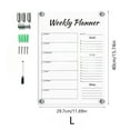 thumbnail image 1 of Sorrowso Acrylic Dry Erase Calendar Whiteboard for Meal Planning & Grocery Shopping Lists, 1 of 19