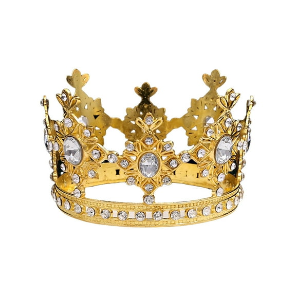 Sorrowso Baby Crystal for Rhinestone Crown Mini Tiara Wedding Headband Princess Girls Birthday Party Decoration