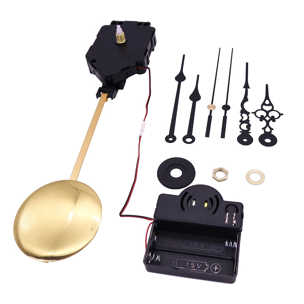 Sorrowso DIY Quartz Pendulum Trigger Silent Clock Movement Mechanism with 16 Music Box Movement