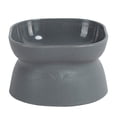 thumbnail image 1 of Sorrowso Elevated Cat Bowls Small Dog 10° Tilted Raised Food Feeding Dish Solid PP Feeder Dishes for Cats and Puppy 2 Colors, 1 of 14