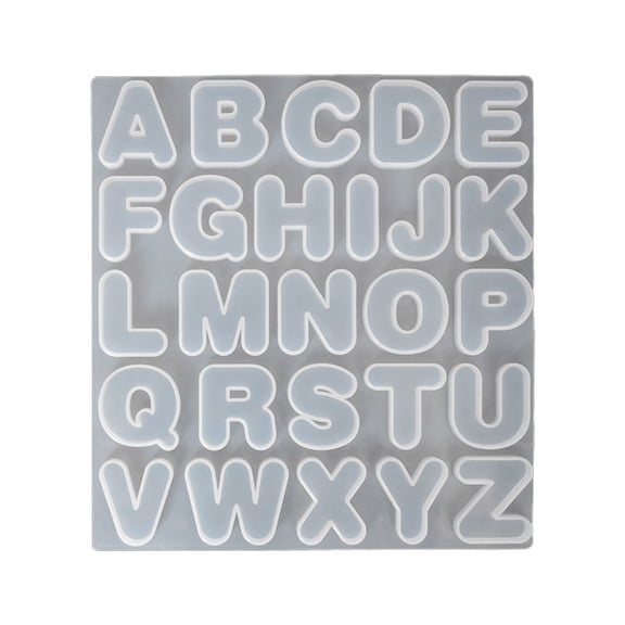 Sorrowso Silicone Alphabet Ice Cube Tray Chocolate Letters Moulds Cupcake Baking Molds