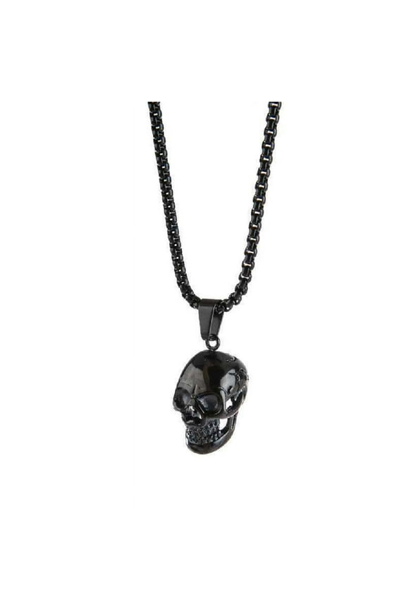 Skull Necklace Pendant Necklace Cool Bullet Personalized Customize Men Gift