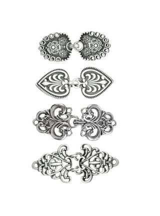 GORGECRAFT 9Pcs 9 Styles Dresses Shawl Clips Antique Silver Sweater Shawl  Clip Vintage Hollow Filigree Flower Heart Brooches Retro Celtic for Sweater  Dresses Shirt Cardigans Collar Women Supplies 