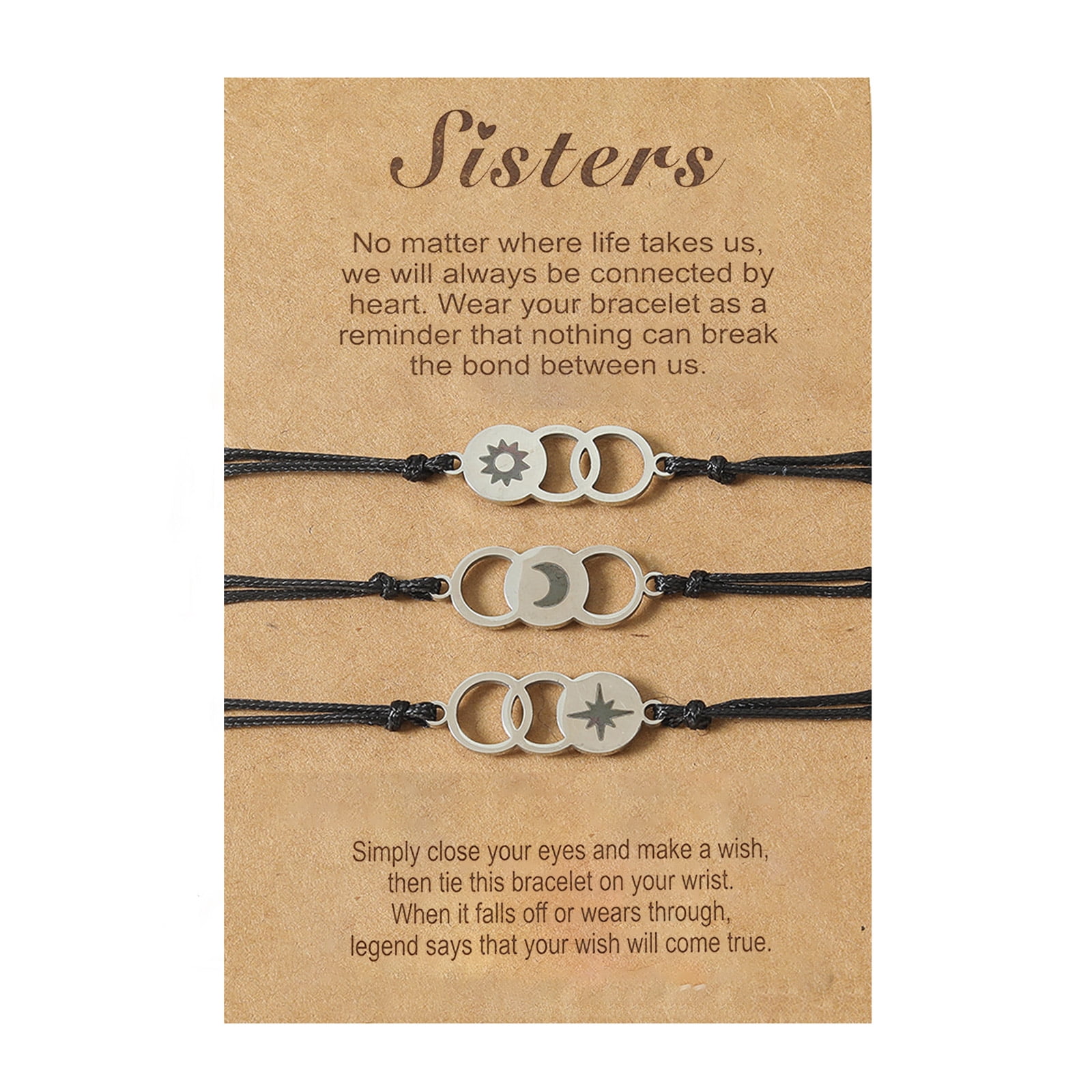 Sorrowso for Sun Moon Star Best Friend Necklaces for 3 Women Teens Girls Friendship Bracelet Set Sister Jewelry Gifts for Her Sil 827e34fa 4fae 4c0c acf6 d3e11f51a75e.0d2175fdc1d5057dfda0673b7f3d65e9