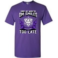 thumbnail image 1 of Sorry But When The DM Smiles Too Late Gaming Funny DT Adult T-Shirt Tee, 1 of 2