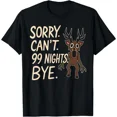 thumbnail image 1 of Sorry Can’t 99 Nights Forest Gamer Adventure Retro Humor Style Unisex T-Shirt, up to size 5XL, 1 of 2