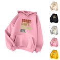 thumbnail image 1 of Sorry Can't Horses Bye Hoodies for Women Long Sleeve Horse Lover Hooded Sweatshirt with Pockets Pullover Tops, 1 of 4