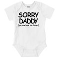 thumbnail image 1 of Sorry Daddy you have Two Bosses Now Romper Boys or Girls Infant Baby Brisco Brands NB, 1 of 6